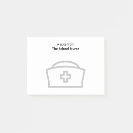 Ein Hinweis aus den Post-it-Notizen zur Schulkrank Post-it Klebezettel