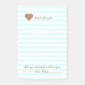 Ein Hinweis aus der Mama Post-it Klebezettel (Vorderseite)