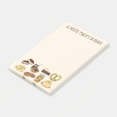 Ein Hinweis aus Personalisiertem PA-Futter Post-it Klebezettel (angewinkelt)