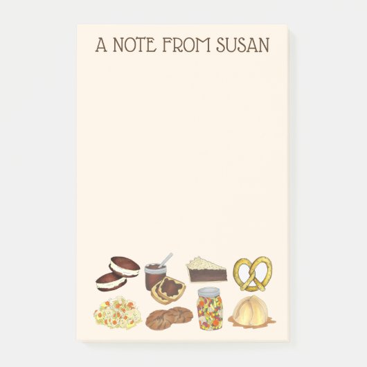 Ein Hinweis aus Personalisiertem PA-Futter Post-it Klebezettel (Vorderseite)