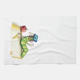 Ein Hinweis des Lehrers Handtuch