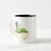 Ein Hinweis des Lehrers Zweifarbige Tasse (Vorderseite Links)