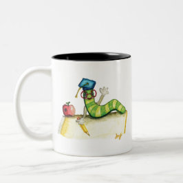 Ein Hinweis des Lehrers Zweifarbige Tasse