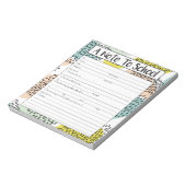 Ein Hinweis für den SchulNotepad, Hinweis für den  Notizblock (Rotiert)