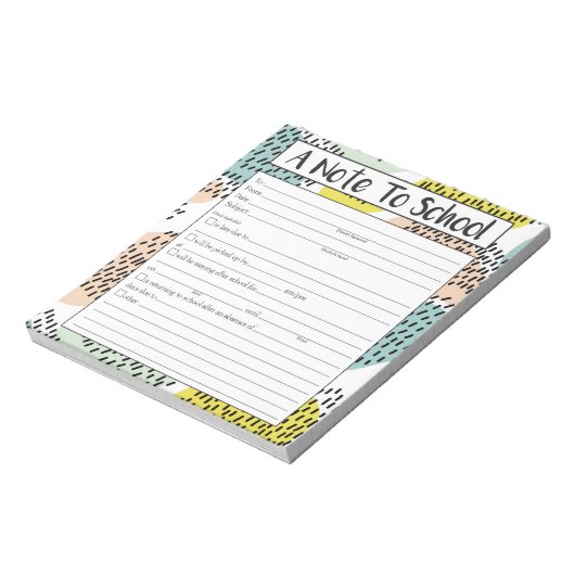 Ein Hinweis für den SchulNotepad, Hinweis für den  Notizblock (Rotiert)