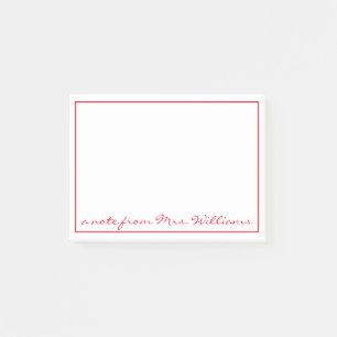 ein Hinweis Post-it Klebezettel