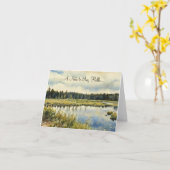 Ein Hinweis, um zu sagen Hallo... Blankokarte Karte (Gelbe Blume)