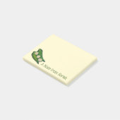 Ein Hinweis vom Personalisierten Okra Southern Foo Post-it Klebezettel (angewinkelt)