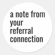 "Ein Hinweis von..." Briefumschlag (B&W)