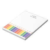 Ein Hinweis von der Wertschätzung moderner Regenbo Notizblock (Rotiert)