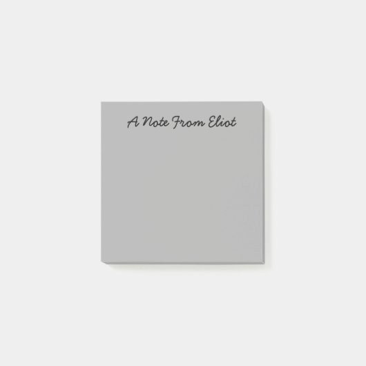 Ein Hinweis von Eliot Post-it Klebezettel (Vorderseite)