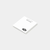 Ein Hinweis von Individuelle Name Fotograf Post-it Klebezettel (angewinkelt)