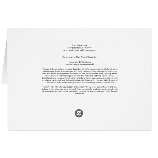 Ein Hinweis von Mark (Rückseite Horizontal)