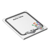 Ein Hinweis von Mini Whiteboard Notizblock (angewinkelt)
