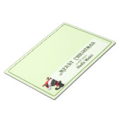 Ein Hinweis von - Peking fröhliche Weihnachts-Cat Notizblock (angewinkelt)