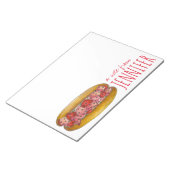 Ein Hinweis von Personalisierten Maine-Hummer-Roll Notizblock (angewinkelt)