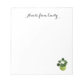 Ein Hinweis von Pilea Peperomioides Notizblock (Vorderseite)