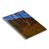 Ein Hirsch: Rot grün und blau Notizblock (Rechte Seite)