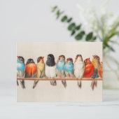 Ein Hirsch von Hector Giacomelli Dankeskarte (Stehend Vorderseite)