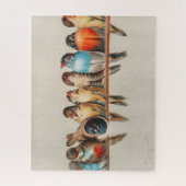 Ein Hirsch von Hector Giacomelli Puzzle (Vertikal)