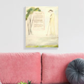 Ein Hirte, der die Epitaph liest, von Elegy Writte Leinwanddruck (Insitu (Wohnzimmer))