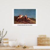 Ein Hirtenjunge von Francis von Lenbach Poster (Küche)