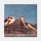 Ein Hirtenjunge von Lenbach Franz von Magnet (Vorne)