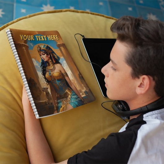 Ein historisches Odyssey-Spiral-Notebook Notizblock