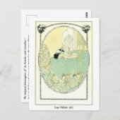 Ein hochgeborenes Paar und spielerische Fans tanze Postkarte (Vorne/Hinten)