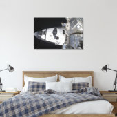 Ein hochwinkeliger Blick auf die Crew Leinwanddruck (Insitu (Schlafzimmer))