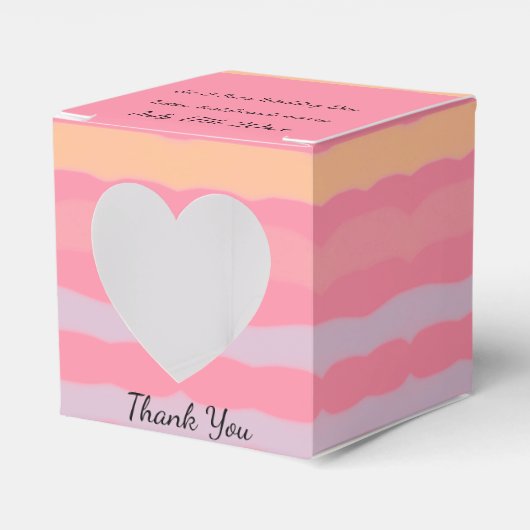 Ein Hochzeitsgast Geschenkschachtel (Vorderseite)