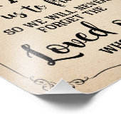 ein Hochzeitszeichen eines Herzogbuches unterzeich Fotodruck (Ecke)