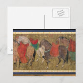 Ein Hof mit Pferden Postkarte (Vorne/Hinten)