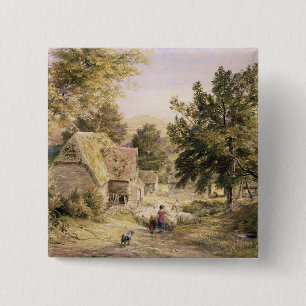 Ein Hof nahe Prinzen Risborough, 1845/6 (w/c an Button