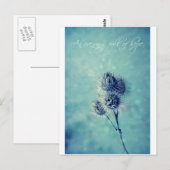 Ein hoffnungsvoller Abend. Postkarte (Vorne/Hinten)