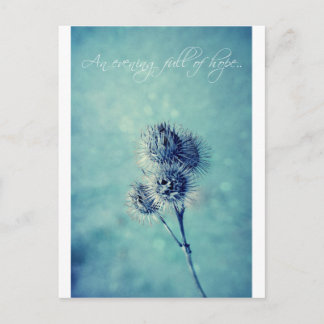 Ein hoffnungsvoller Abend. Postkarte