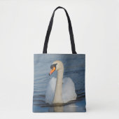 Ein hoffnungsvoller Mute Swan nähert sich Tasche (Vorderseite)