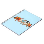 Ein Höhepunkt der Vögel, von Hector Giacomelli Notizblock (Linke Seite)