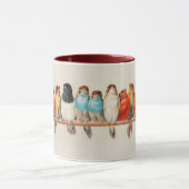 Ein Höhepunkt der Vogelwelt von Hector Giacomelli Tasse (Zentrum)