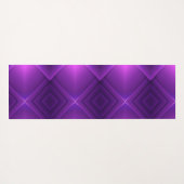 Ein hohes Lesezeichen mit einem lebendigen, violet Yogamatte (Rückseite (Horizontal))