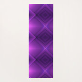 Ein hohes Lesezeichen mit einem lebendigen, violet Yogamatte (Rückseite)