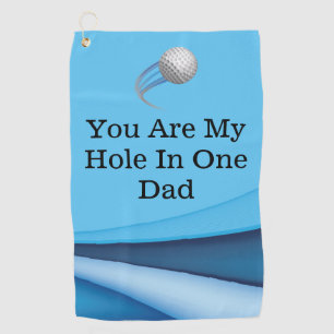 Ein "Hole-in-One"-Geschenk für den Vater: Bestes V Golfhandtuch
