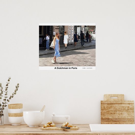 Ein Holländer in Paris Poster (Küche)