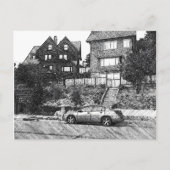 Ein Holzhaus in den Berkeley-Hügeln Postkarte (Vorderseite)