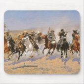 Ein Holzschlag von Frederick Remington Mousepad (Vorne)