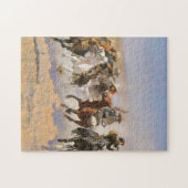 Ein Holzschlag von Frederick Remington Puzzle (Horizontal)