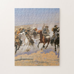 Ein Holzschlag von Frederick Remington Puzzle
