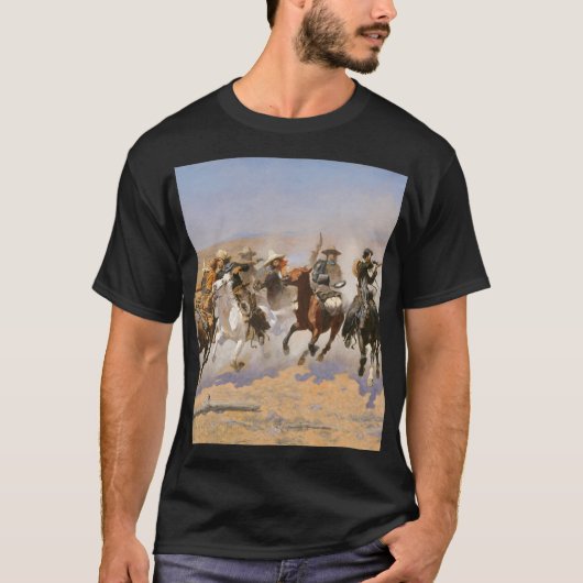 Ein Holzschlag von Frederick Remington T-Shirt (Vorderseite)