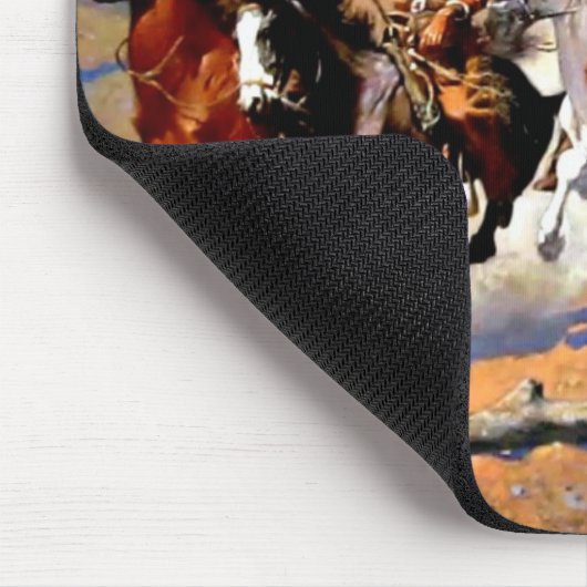 Ein Holzschnitt, Remington, Mousepad (Ecke)