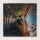 Ein Holzweg Puzzle (Horizontal)